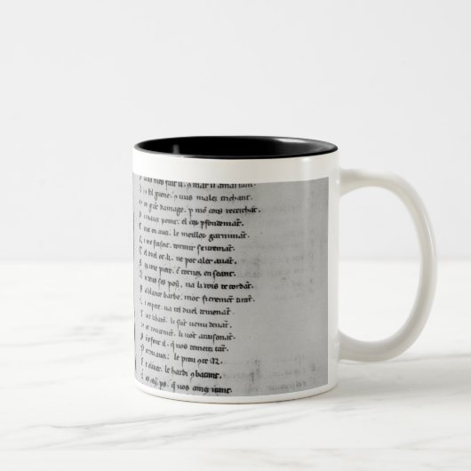The Song of Roland" Tweekleurige Koffiemok (Rechts)
