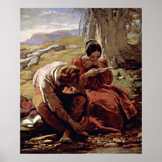 The sonnet, by William Mulready Poster (Voorkant)
