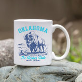 The Sooner State Bison Art – Oklahoma State Design Koffiemok