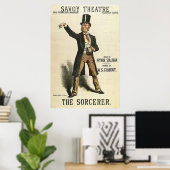 The Sorcerer ~ Savoy Theater London 1884 Poster (Thuiskantoor)