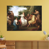 The Sorrow of Telemachus by Angelika Kauffmann Canvas Afdruk (Insitu (Woonkamer))