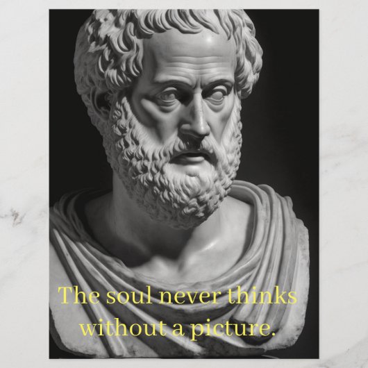 The soul never thinks without a picture (Voorkant)