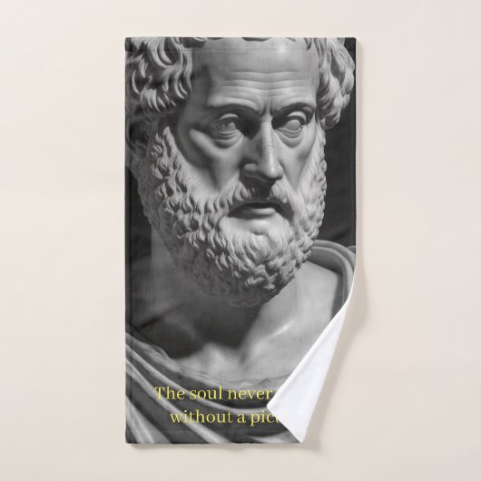 The Soul never thinks without a Picture Bad Handdoek (Handdoek)
