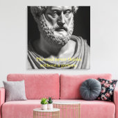 The Soul never thinks without a Picture Canvas Afdruk (Insitu (Woonkamer))