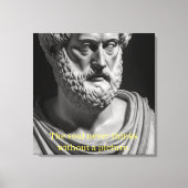 The Soul never thinks without a Picture Canvas Afdruk (Voorkant)