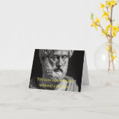 The Soul never thinks without a Picture Kaart (Gele Bloem)