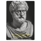 The soul never thinks without a picture klembord (Achterkant)