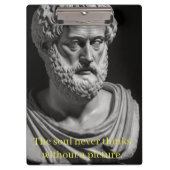 The Soul never thinks without a picture Klembord (Voorkant)