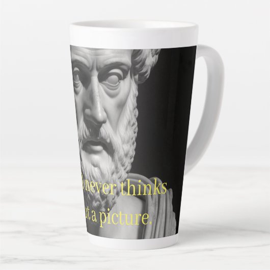 The Soul never thinks without a Picture Latte Mok (Rechterhoek)