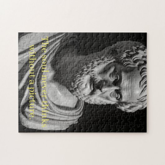 The soul never thinks without a picture legpuzzel (Horizontaal)