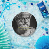 The soul never thinks without a picture papieren bordje (Feest)