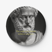 The soul never thinks without a picture papieren bordje (Voorkant)