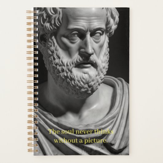 The Soul never thinks without a picture Planner (Voorkant)