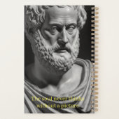 The Soul never thinks without a picture Planner (Achterkant)