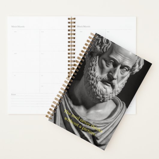 The Soul never thinks without a picture Planner (Display)