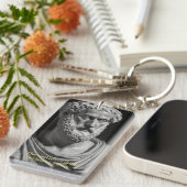 The soul never thinks without a picture sleutelhanger (Voorkant Rechts)