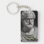 The soul never thinks without a picture sleutelhanger (Voorkant)