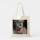 The soul never thinks without a picture tote bag (Achterkant)