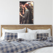 The Soul of the Roos (door John William Waterhouse Canvas Afdruk (Insitu (Slaapkamer))