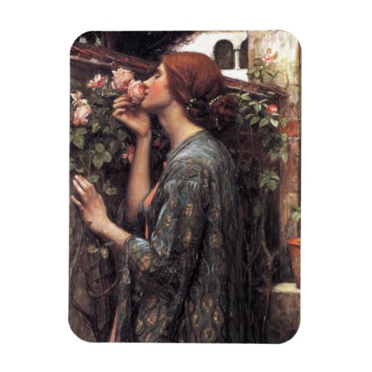The Soul of the Roos (door John William Waterhouse Magneet (Verticaal)