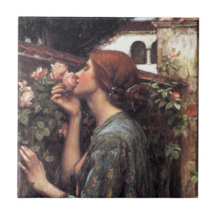 The Soul of the Roos (door John William Waterhouse Tegeltje