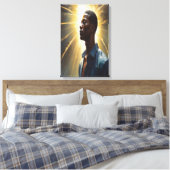 The Sound of Paint Holding Its Breath   Canvas Afdruk (Insitu (Slaapkamer))