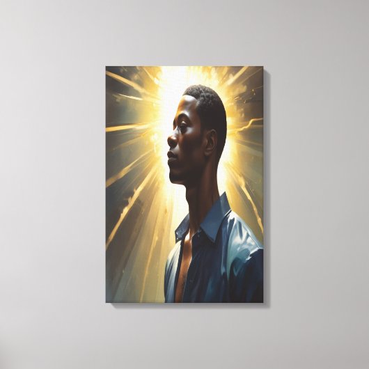 The Sound of Paint Holding Its Breath   Canvas Afdruk (Voorkant)