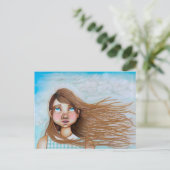 _The SouNd of the Wind_ Briefkaart (Staand voorkant)