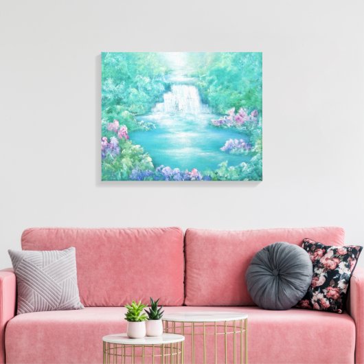 The Sound of Water 2012 Canvas Afdruk (Insitu (Woonkamer))