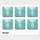 The Sound of Water 2012 Vierkante Sticker (Vel)