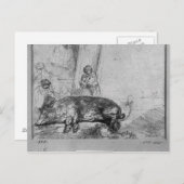 The Sow, 1643 Briefkaart (Voorkant / Achterkant)