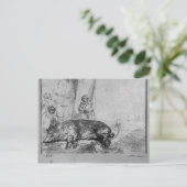 The Sow, 1643 Briefkaart (Staand voorkant)