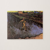 The Sower: Buitenskirts of Arles van Vincent van G Legpuzzel (Horizontaal)