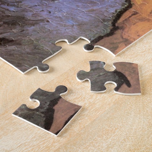 The Sower: Buitenskirts of Arles van Vincent van G Legpuzzel (Zijkant)