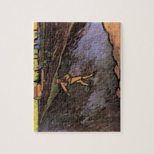 The Sower: Buitenskirts of Arles van Vincent van G Legpuzzel (Verticaal)