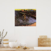 The Sower: Buitenskirts of Arles van Vincent van G Poster (Keuken)