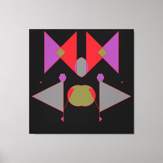 The Space Martini Connection III Canvas Afdruk (Voorkant)