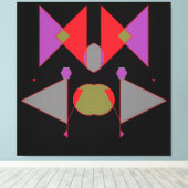 The Space Martini Connection III Canvas Afdruk (Insitu (Houten vloer))