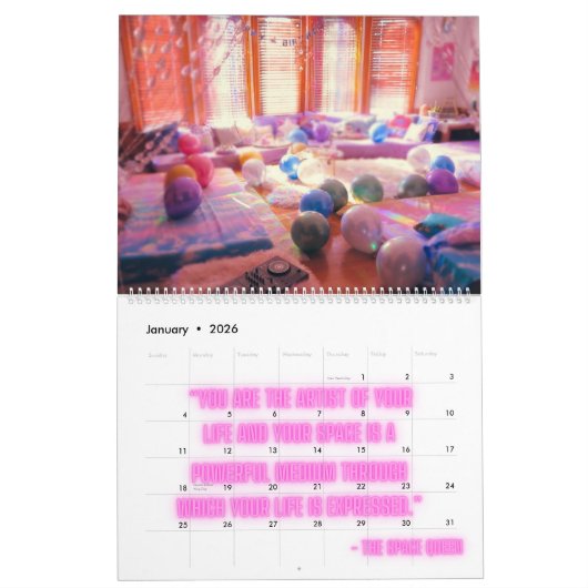 The Space Queen's Sanctuary Style 2021 Agenda Kalender (Jan 2026)