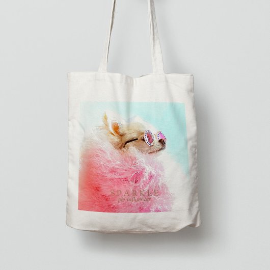 The Sparkle | Moderne Persoonlijke Diereninvloedst Tote Bag
