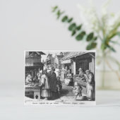 The Spectacles Seller, gegraveerd door Jan Collaer Briefkaart (Staand voorkant)