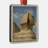 The Sphinx, Giza, Al Jizah, Egypte Metalen Ornament (Rechts)