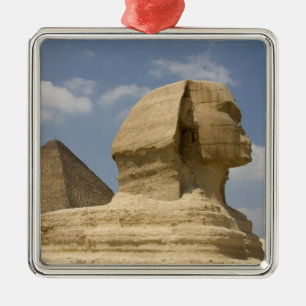 The Sphinx, Giza, Al Jizah, Egypte Metalen Ornament