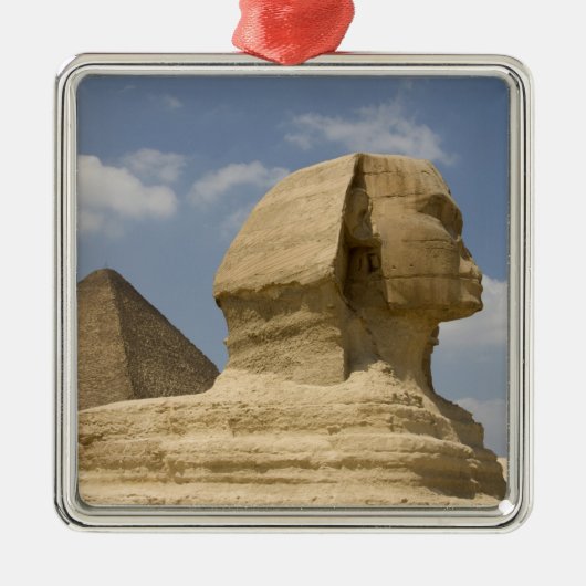 The Sphinx, Giza, Al Jizah, Egypte Metalen Ornament (Voorkant)