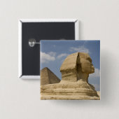 The Sphinx, Giza, Al Jizah, Egypte Vierkante Button 5,1 Cm (Voorkant /achterkant)