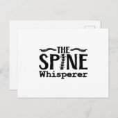 The Spine Whisperer Chiropractic Chiropractor Briefkaart (Voorkant / Achterkant)
