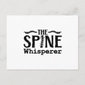 The Spine Whisperer Chiropractic Chiropractor Briefkaart (Voorkant)