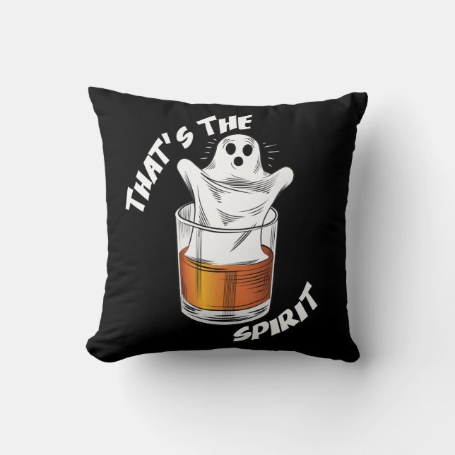 The Spirit - Funny Halloween Ghost Kussen (Voorkant)