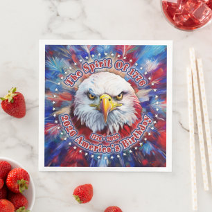 The Spirit Of 1776, 2026 America's Red Eagle Vuurw Servet