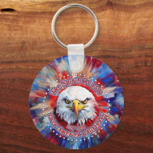 The Spirit Of 1776, 2026 America's Red Eagle Vuurw Sleutelhanger